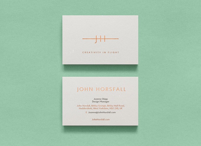 John Horsfall Business Cards