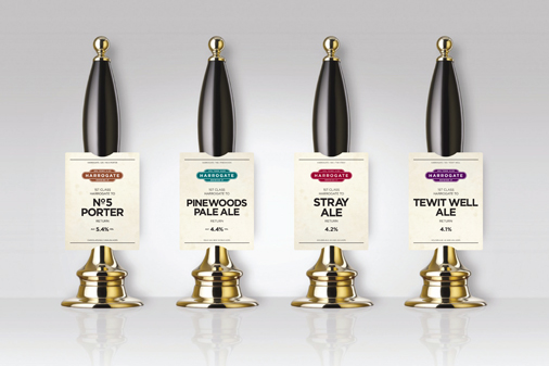 Harrogate Brewing Co packaging created by 10 Associates